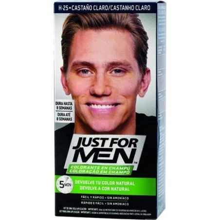 Just for men colorante en champ&uacute; casta&ntilde;o claro Just For Men - 1