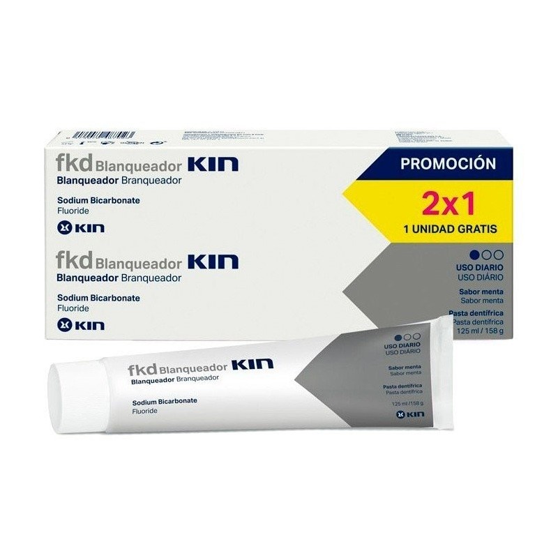 Kin fkd pasta dental blanq 125m pack 2x1 Kin - 1
