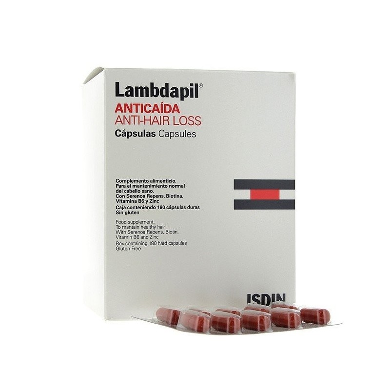 Lambdapil anticaida 180 capsulas Isdin - 1