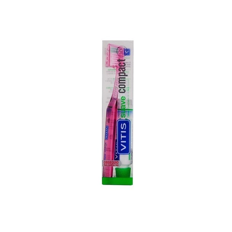 Vitis cepillo compact suave + aloe vera 15ml Vitis - 1