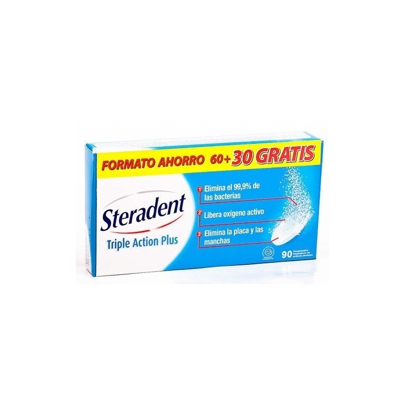 Steradent active plus 60+30 tabletas Steradent - 1