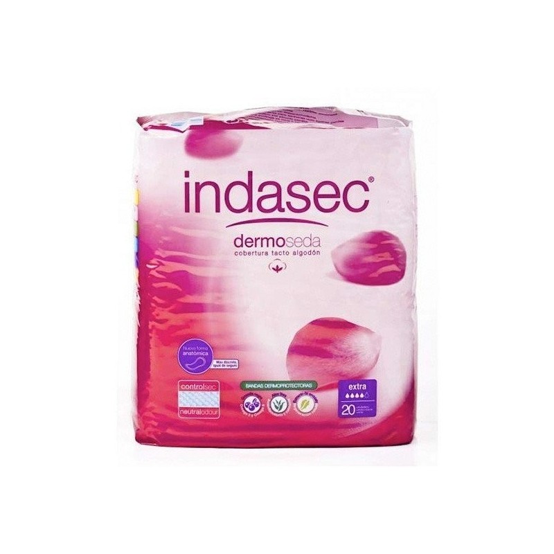 Indasec dermoseda extra 20 compresas Indasec - 1