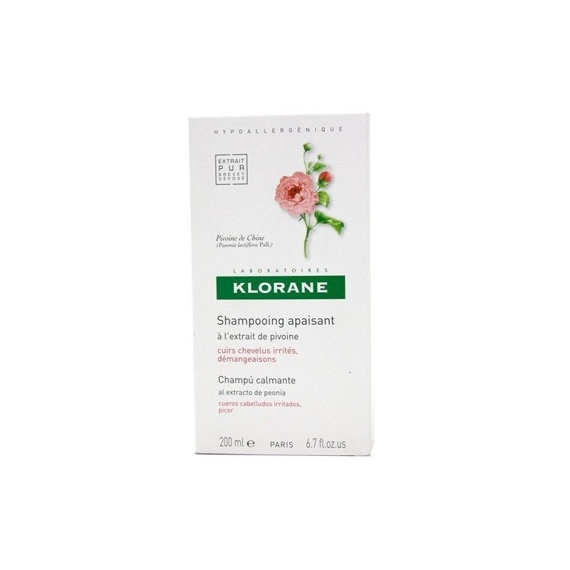 Klorane champu a la peonia 200 ml Klorane - 1