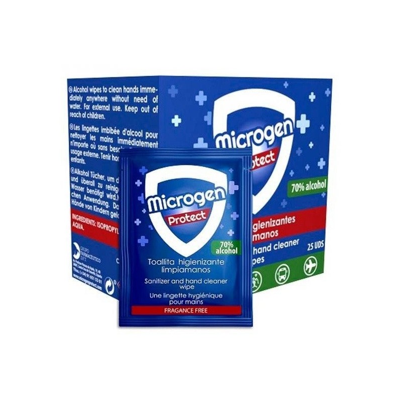 Microgen toallitas desinfectantes 25u. Microgen - 1