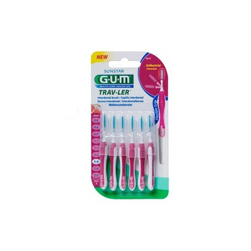 Gum cepillo interdental travler 1612 1,4 Gum - 1