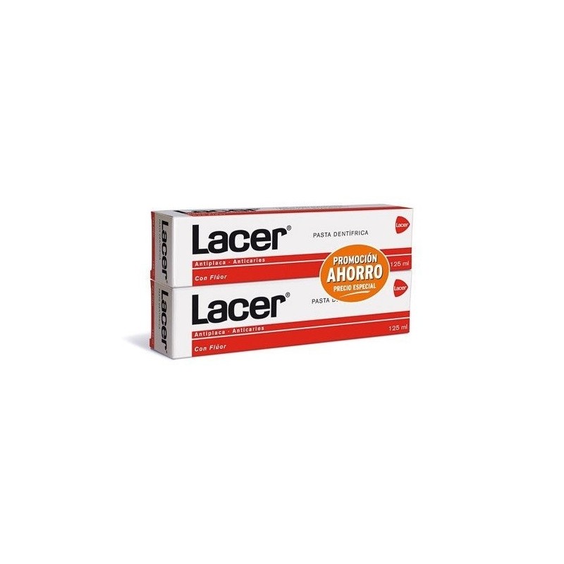 Lacer pasta dental promo 125ml x 2uds Lacer - 1