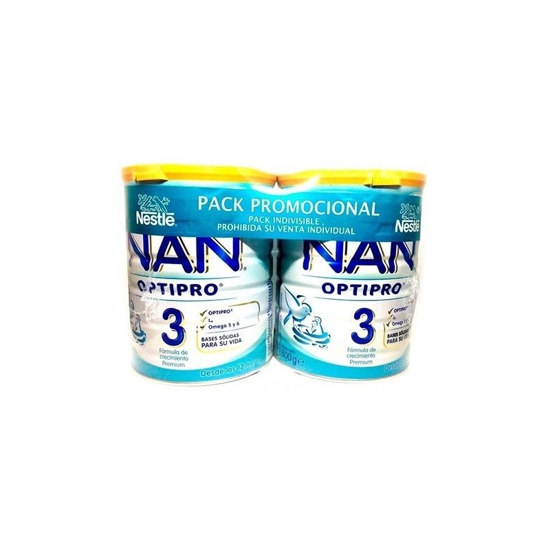 Nestlé nan optipro 3 2x800g Nestlé Nan - 1
