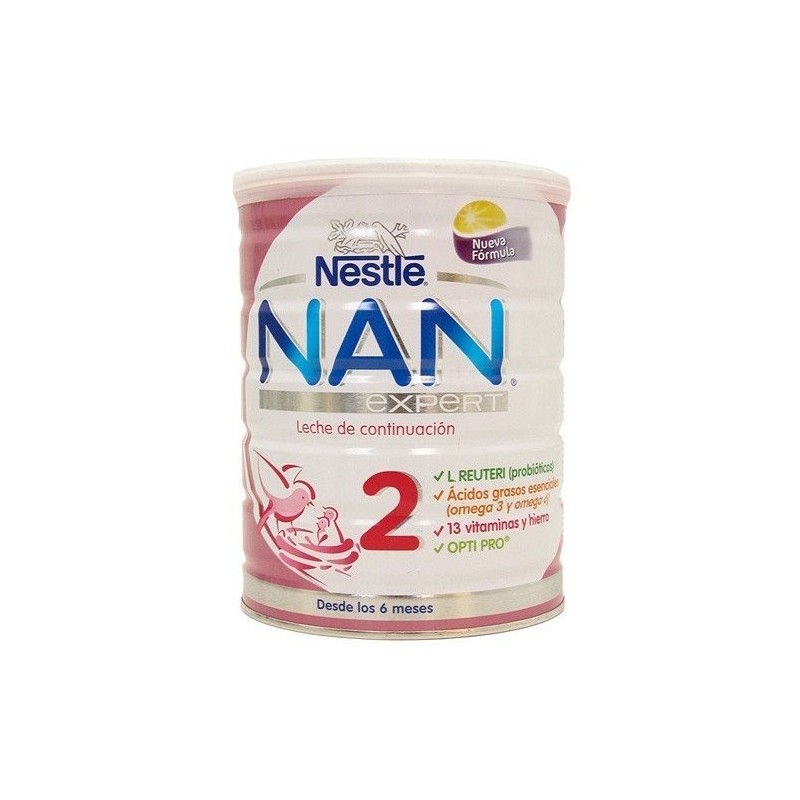 Nestle nan oprtipro 2 leche de continuación 800g Nestlé Nan - 1
