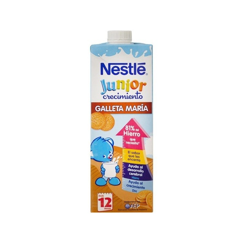 Nestlé junior crecimiento galleta +1 1l Nestlé - 1