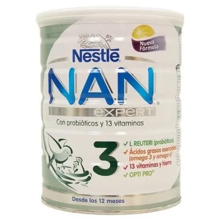 Nestle nan optipro 3 leche de crecimiento 800g Nestl&eacute; Nan - 1
