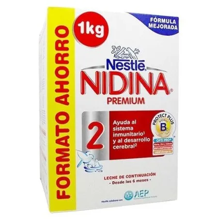 Nestle nidina 2 premium continuaci&oacute;n 1000g Nidina - 1