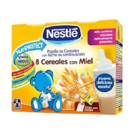 Nestl&eacute; papilla l&iacute;quida multicereales con miel 2x250ml Nestl&eacute; - 1