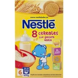 Nestlé papilla 8 cereales con galleta 900g Nestlé - 1