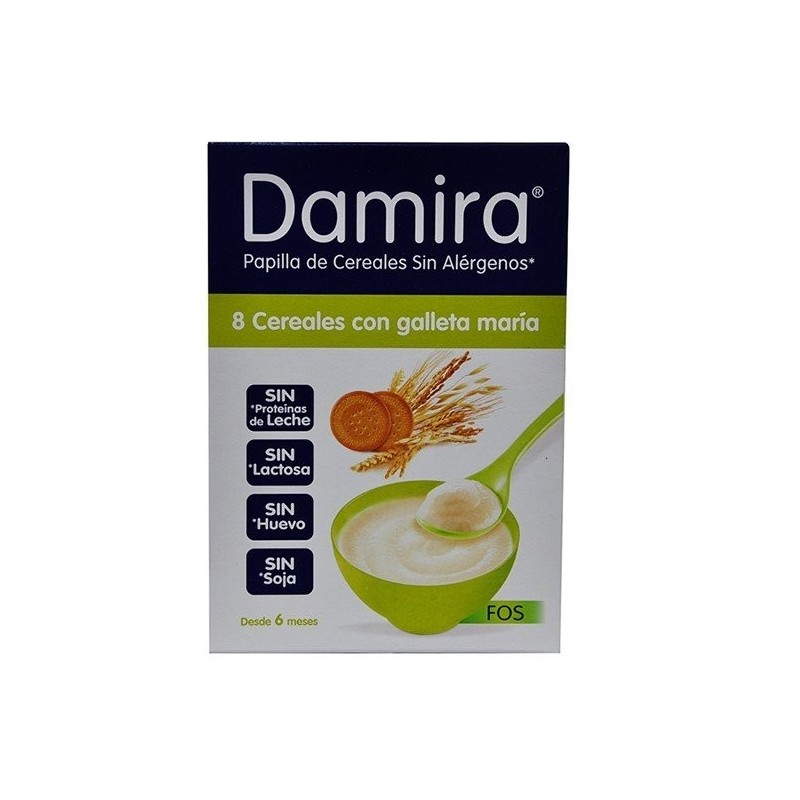 Damira 8 cereales galleta maría fos 600g Damira - 1