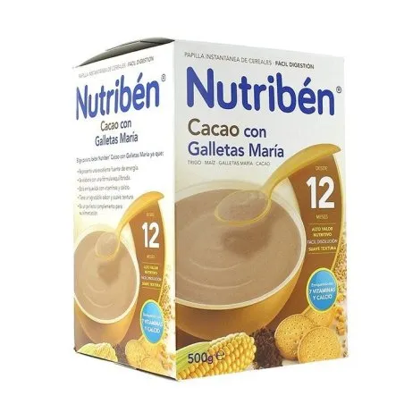 Nutrib&eacute;n cacao con galletas mar&iacute;a 500gr Nutriben - 1