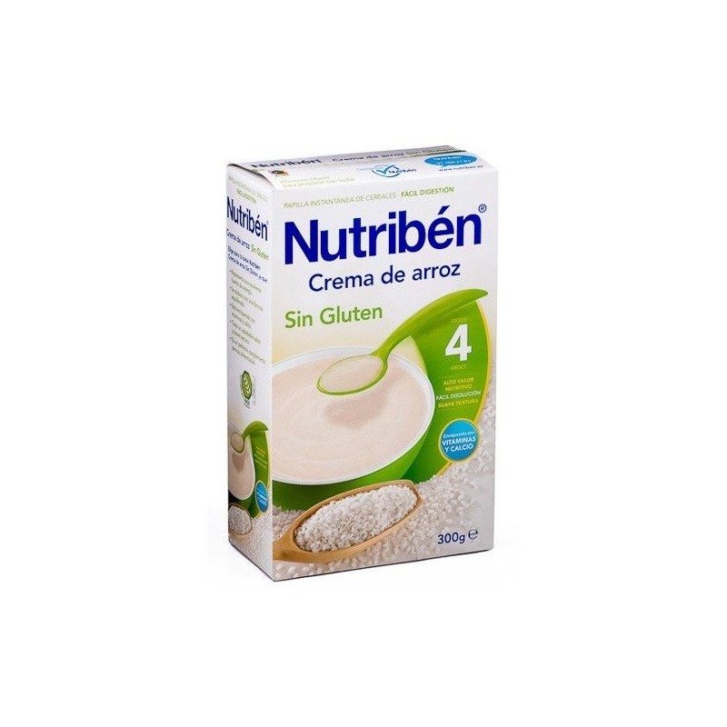Nutribén crema arroz sin gluten 300gr Nutriben - 1
