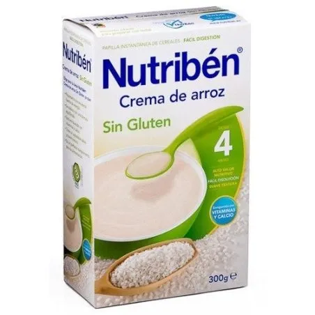 Nutrib&eacute;n crema arroz sin gluten 300gr Nutriben - 1