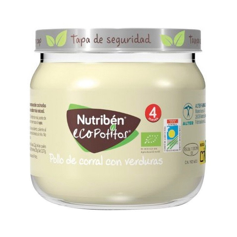 Nutriben ecopot. inicio pollo verd.120 g Nutriben - 1