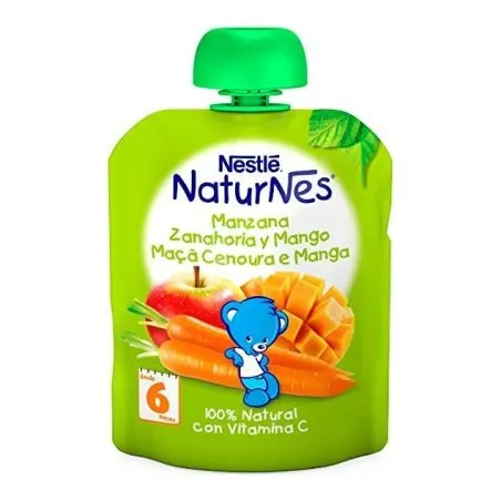 Nestl&eacute; natunes bolsita manzana zanahoria y mango 90g Nestl&eacute; Naturnes - 1