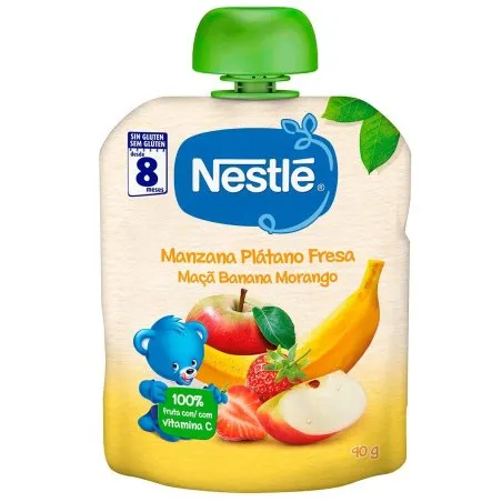 Nestl&eacute; naturnes manzana platano y fresa 90g Nestl&eacute; Naturnes - 1