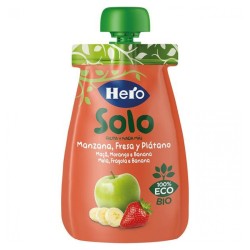 Hero manzana platano fresa bolsita 100gr Hero - 1