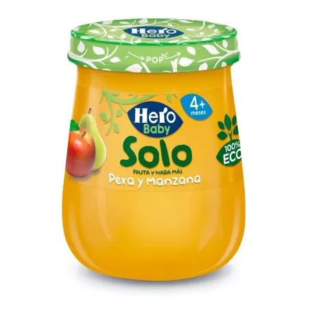 Hero baby solo ecol&oacute;gico pera manzana 120g Hero - 1