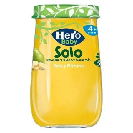 Hero baby pl&aacute;tano/pera 190 g Hero - 1