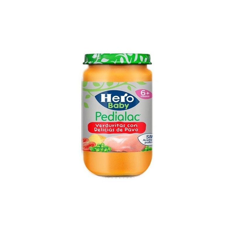 Hero baby pedialac verduritas tiernas con pavo 250g Hero - 1