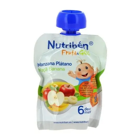 Nutrib&eacute;n fruta and go! manzana y pl&aacute;tano 23ml Nutriben - 1