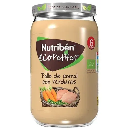 Nutrib&eacute;n ecopotito pollo de corral y verduras 235gr Nutriben - 1