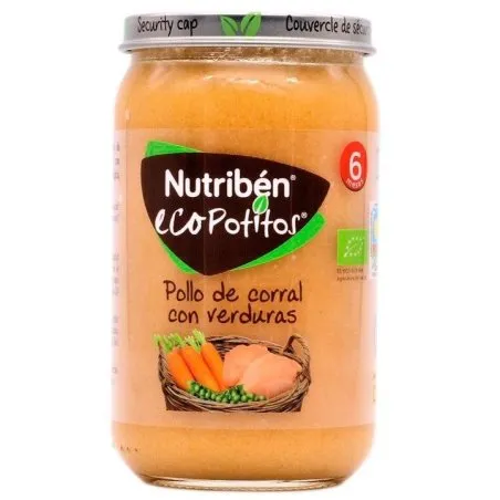 Nutrib&eacute;n ecopotito verduras y pavo 235gr Nutriben - 1