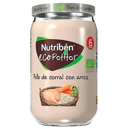 Nutrib&eacute;n ecopotito pollo de corral y arroz 235gr Nutriben - 1