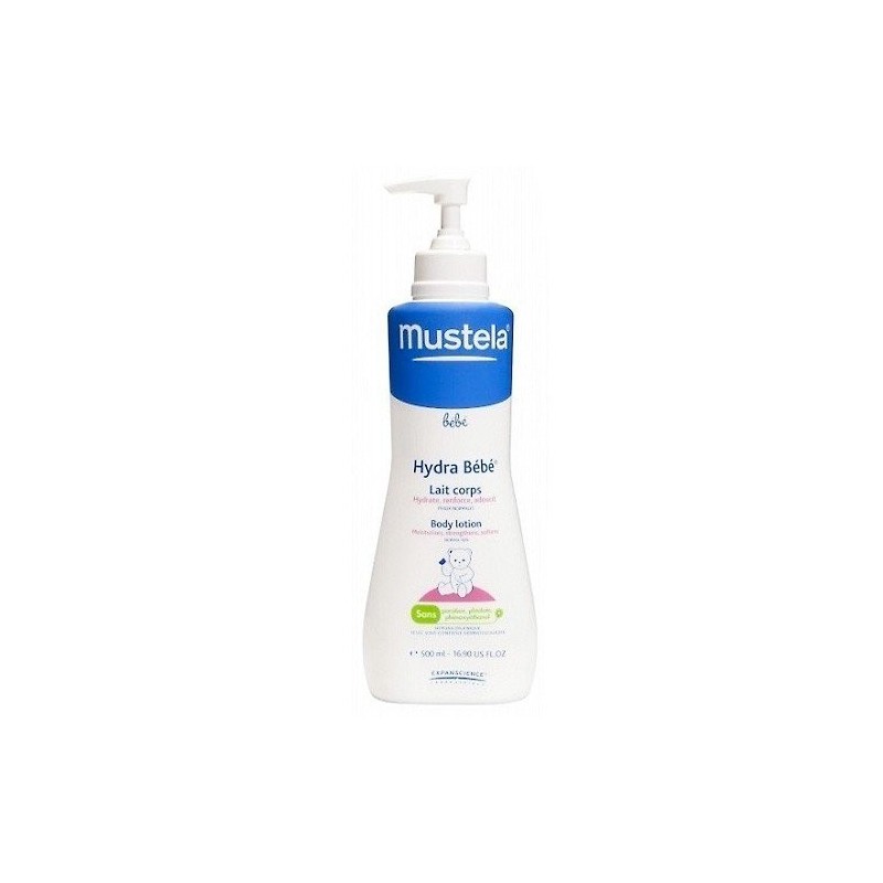 Mustela hydra bebé leche corporal dosificador 500ml Mustela - 1