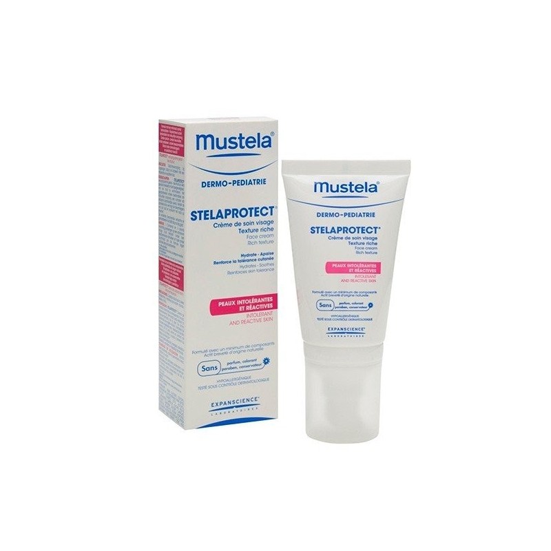 Mustela crema facial hidrat confort 40ml Mustela - 1
