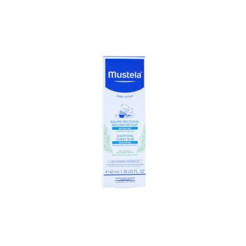 Mustela bálsamo pectoral reconfort 40ml Mustela - 1