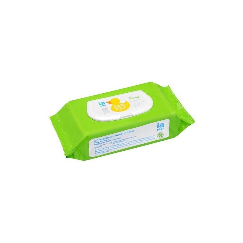 Interapothek toallitas bebé aloe 80 uds con tapa Interapothek - 1