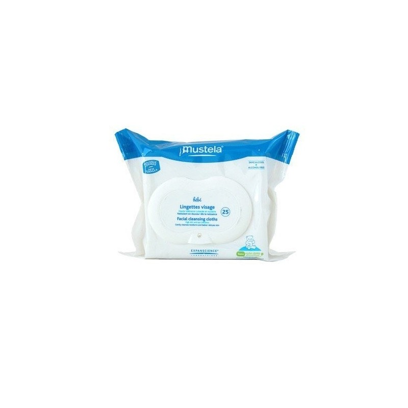 Mustela toallitas limpiadoras 25uds Mustela - 1