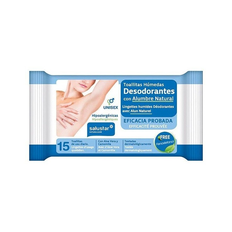 Therascience toallitas desod. alumbre natural 15 uds Therascience - 1