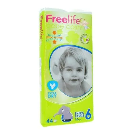 Freelife pa&ntilde;al bebecash 6 xl +18kg 35uds Freelife - 1