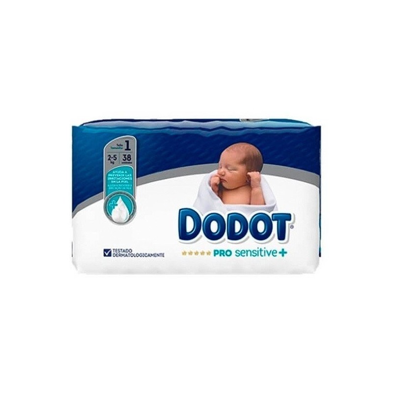 Dodot pañal pro sensitive t/1 2-5kg 38uds Dodot - 1