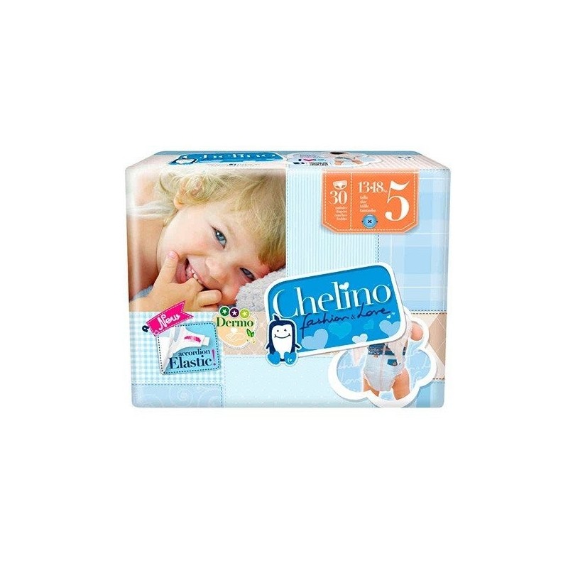 Chelino pañal love t/5 13-18 kg 30u Chelino - 1