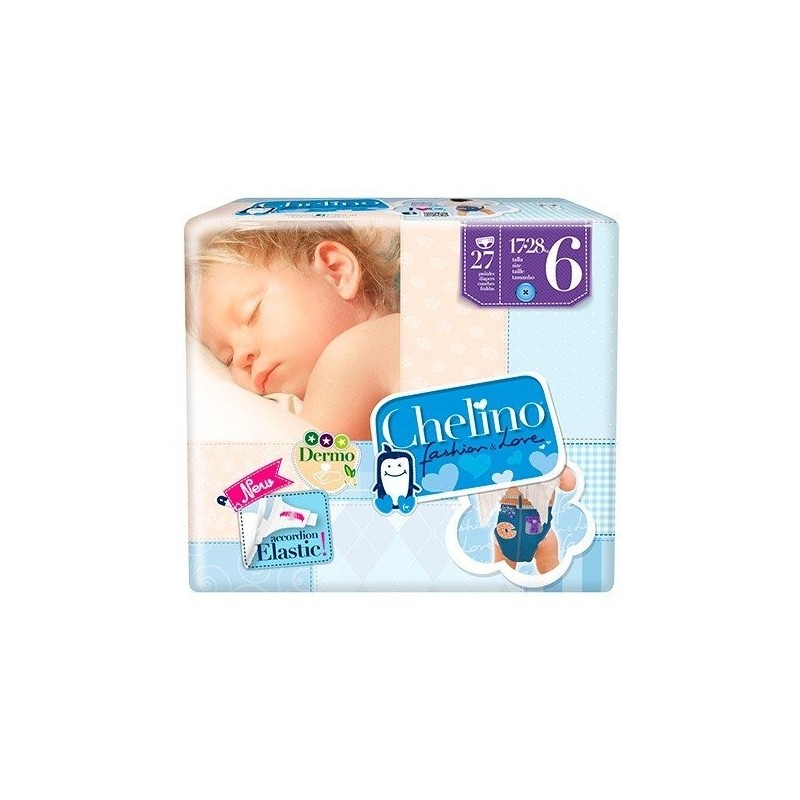 Chelino pañal love t/6 17-28 kg 27uds Chelino - 1