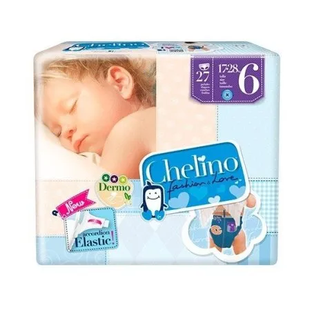 Chelino pa&ntilde;al love t/6 17-28 kg 27uds Chelino - 1