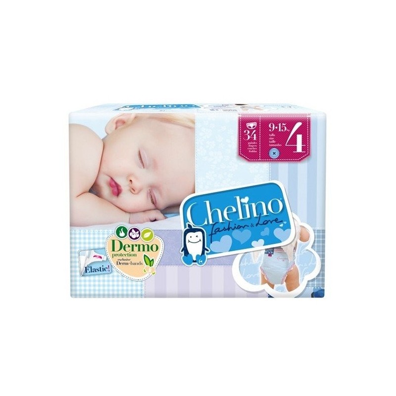 Chelino pañal love t/4 9-15 kg 34uds Chelino - 1