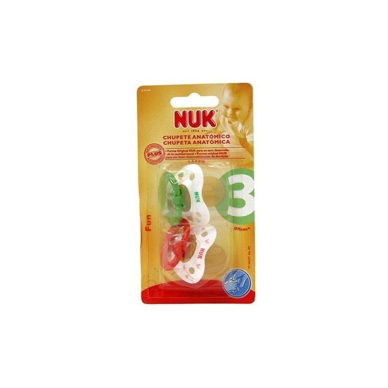 Nuk chupete látex talla 3 2uds Nuk - 1