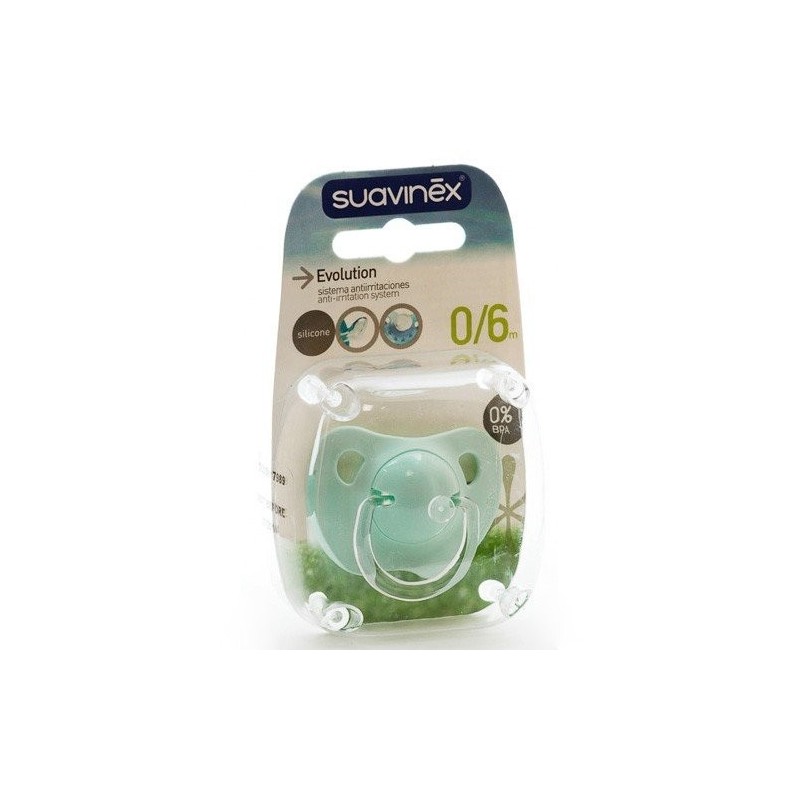 Suavinex chupete evolution silicona 0-6m Suavinex - 1