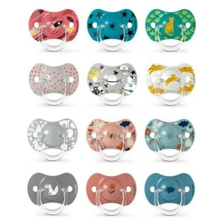 Suavinex chupete fisiol&oacute;gico silicona 6,18m 2uds Suavinex - 1