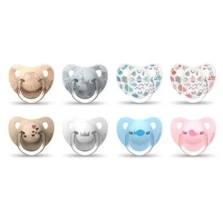 Suavinex chupete cl&aacute;sico tet,anat,silic 0,6m 2uds Suavinex - 1