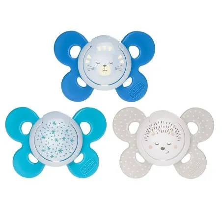 Chicco chupete physio silicona ni&ntilde;o 16-36 meses 2 uds Chicco - 1