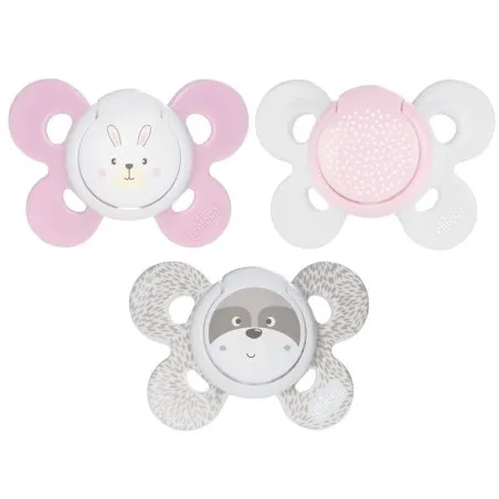 Chicco chupete physio silicona ni&ntilde;a 0-6 meses 2 uds Chicco - 1